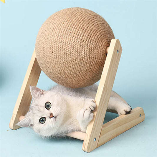 Grattoir pour chat en bois